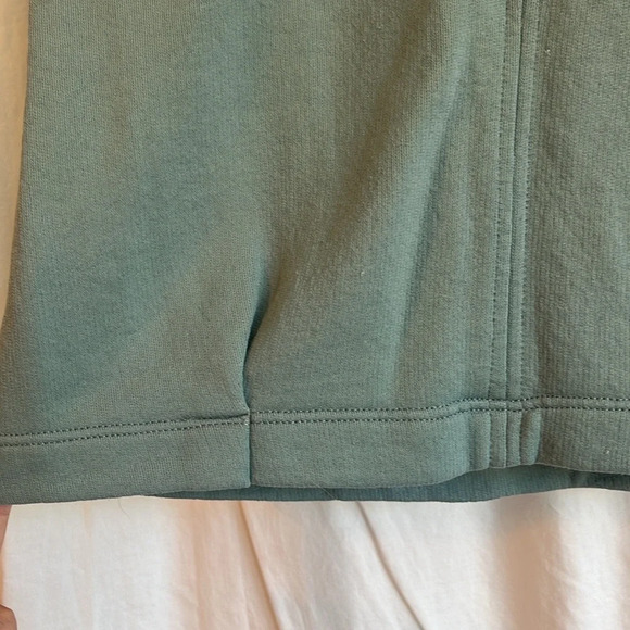 Zara Sage Green Shoulder Pad Sleeveless Cropped Muscle Tee - Picture 8 of 8